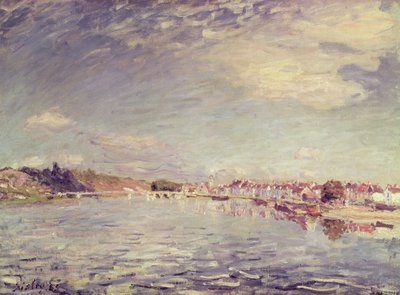 サン・マメス、1885 作： Alfred Sisley